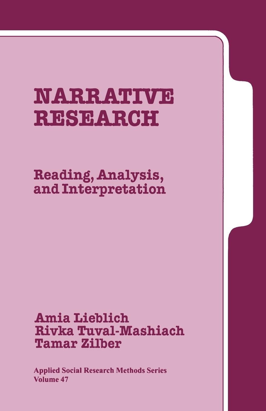Cover: 9780761910435 | Narrative Research | Reading, Analysis, and Interpretation | Buch