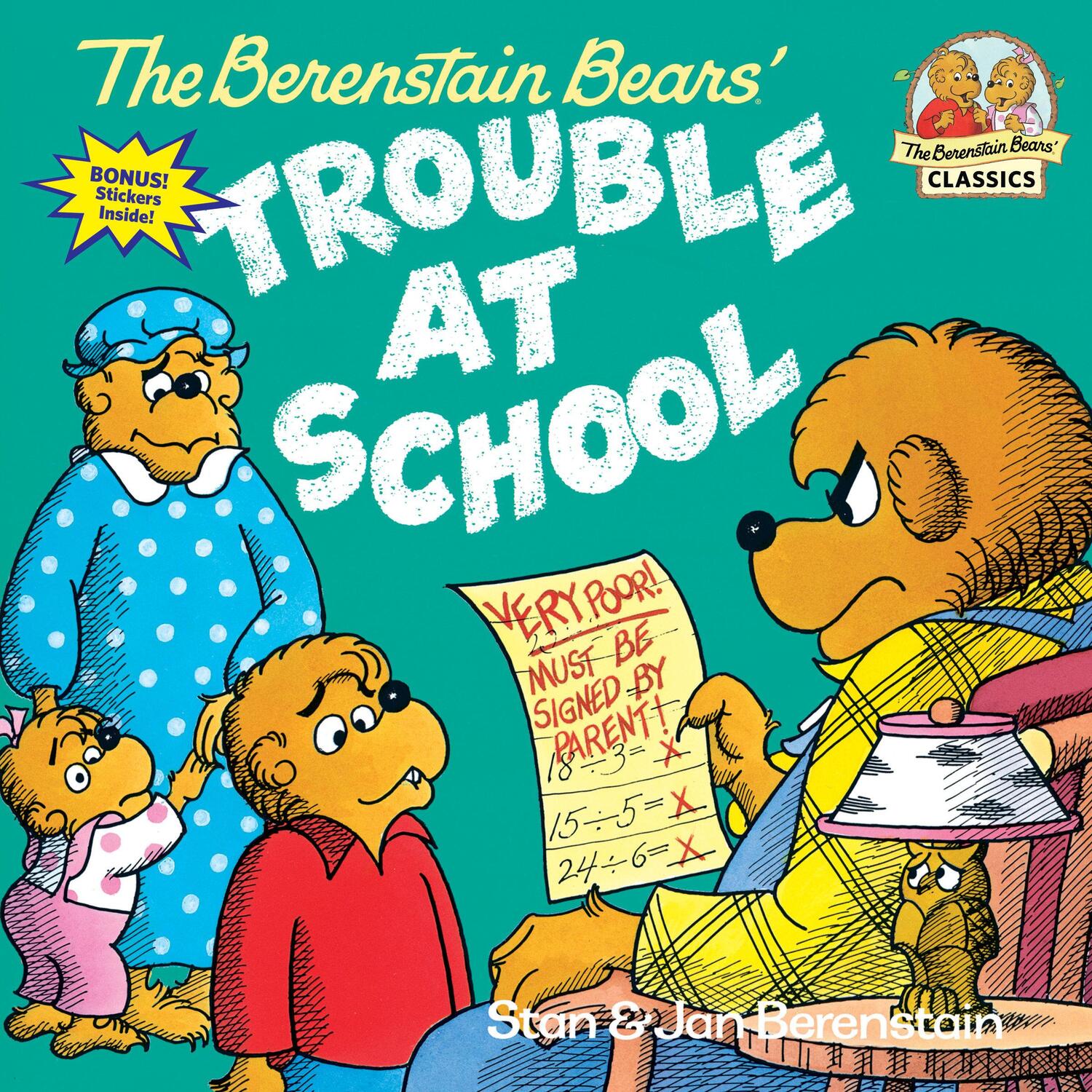 Cover: 9780394873367 | The Berenstain Bears and the Trouble at School | Berenstain (u. a.)