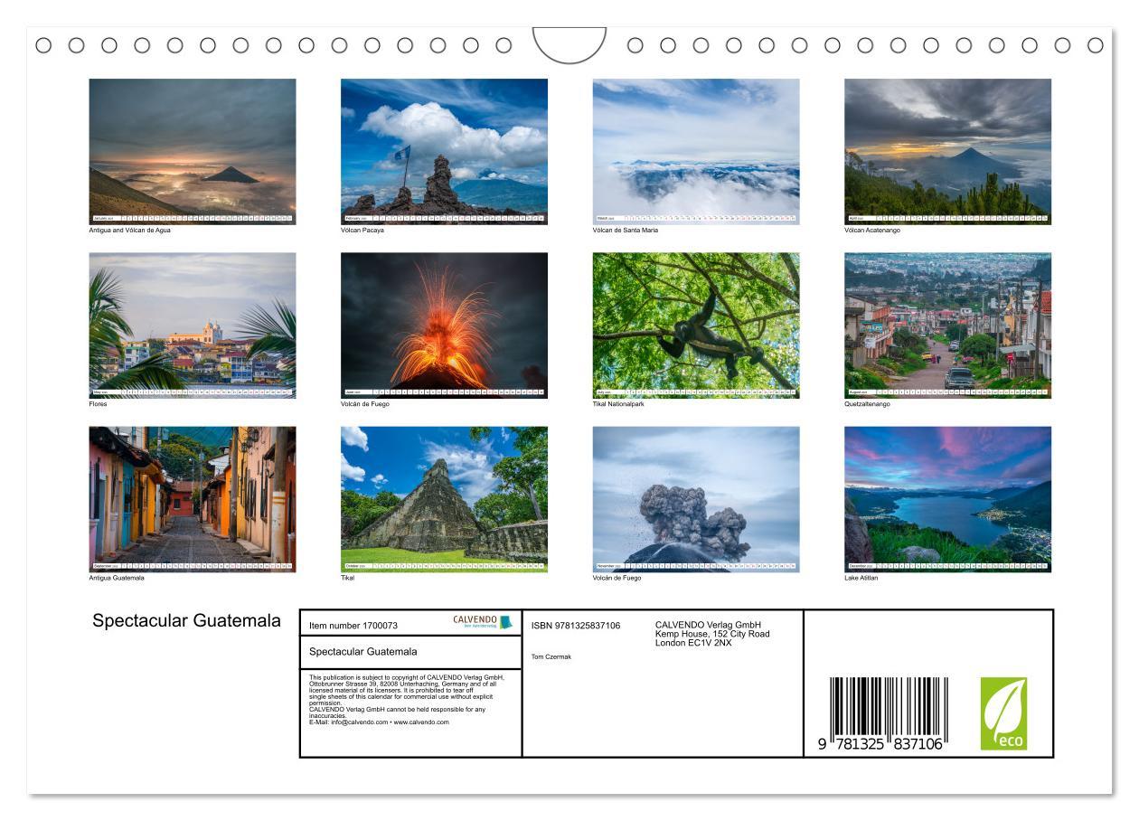 Bild: 9781325837106 | Spectacular Guatemala (Wall Calendar 2025 DIN A4 landscape),...