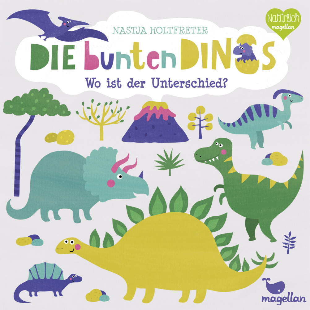 Cover: 9783734815287 | Die bunten Dinos - Wo ist der Unterschied? | Nastja Holtfreter | Buch