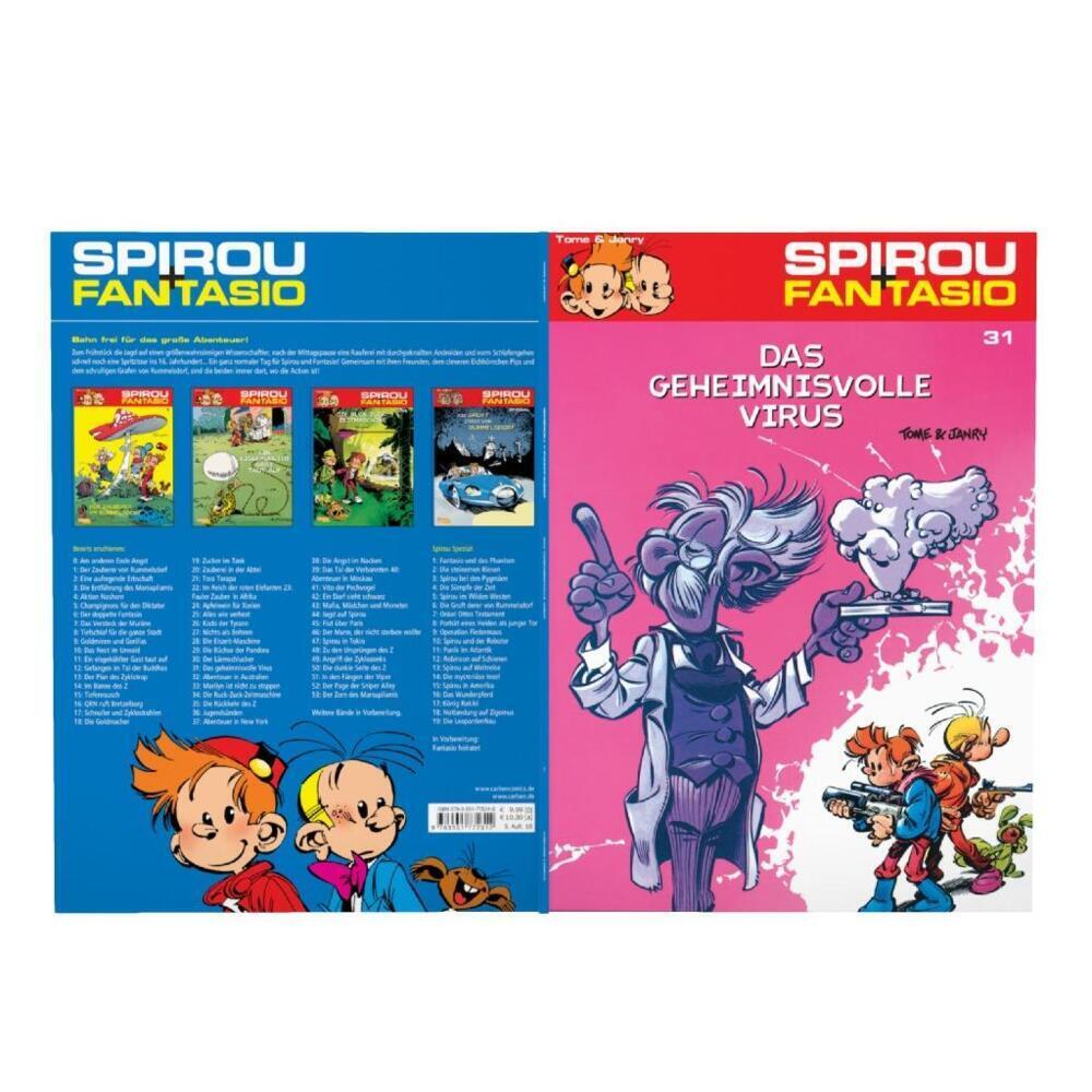 Bild: 9783551772312 | Spirou und Fantasio 31: Das geheimnisvolle Virus | Janry/Tome | Buch