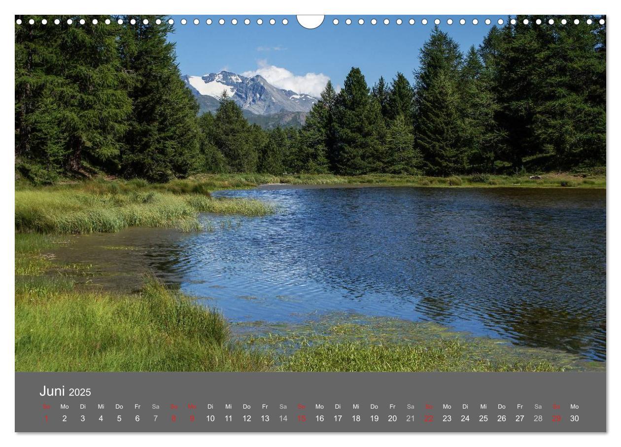 Bild: 9783435611539 | Wallis. Perle der Schweiz (Wandkalender 2025 DIN A3 quer), CALVENDO...