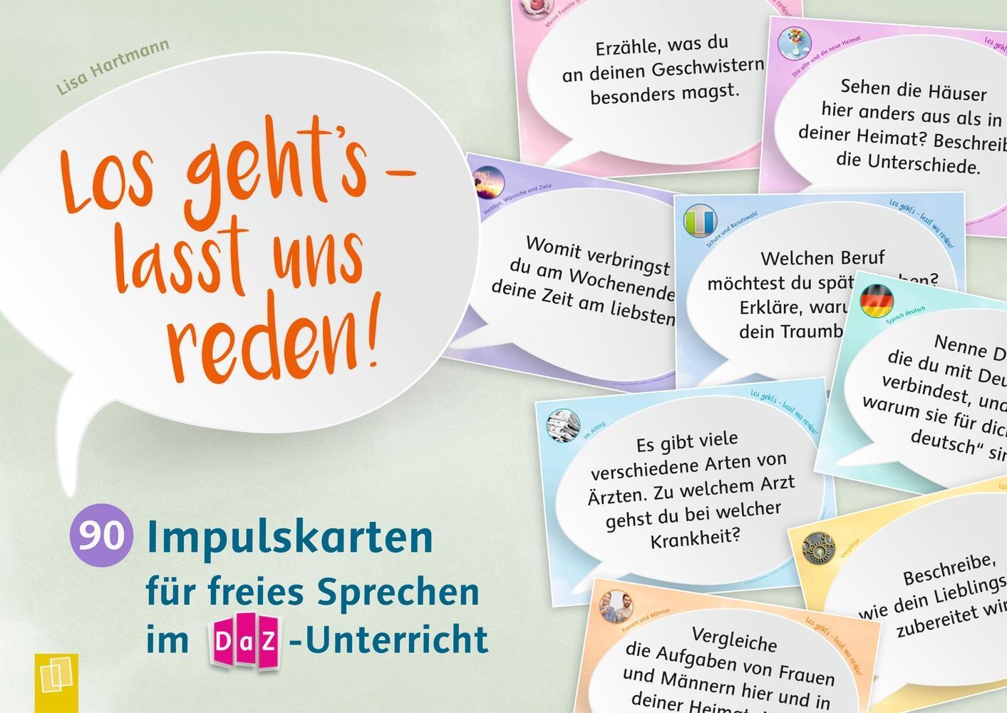 Cover: 9783834640550 | Los geht's - lasst uns reden! | Lisa Hartmann | Taschenbuch | 94 S.