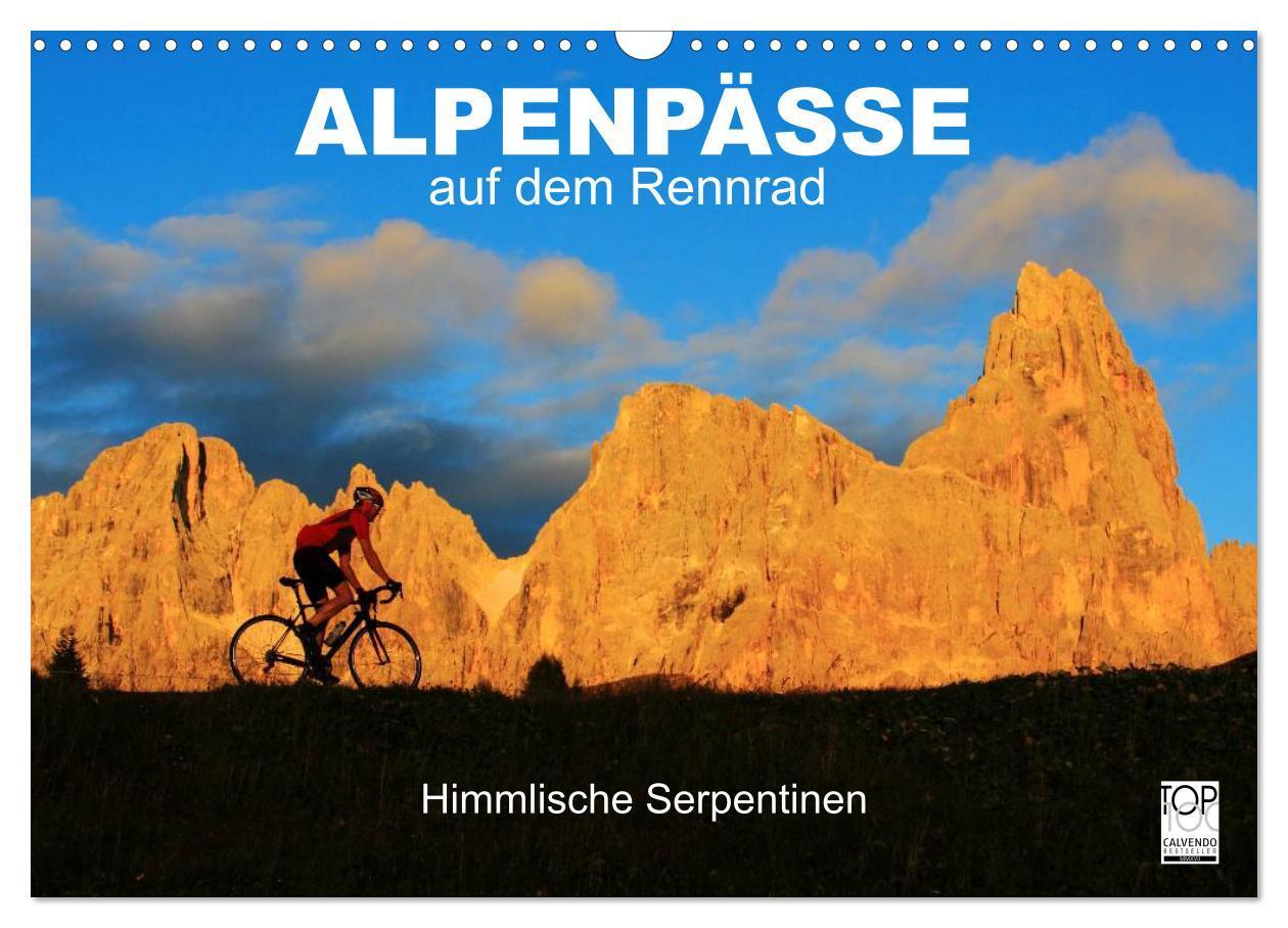 Cover: 9783675635173 | Alpenpässe auf dem Rennrad "Himmlische Serpentinen" (Wandkalender...
