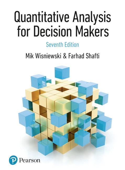 Cover: 9781292276618 | Quantitative Analysis for Decision Makers | Mik Wisniewski (u. a.)