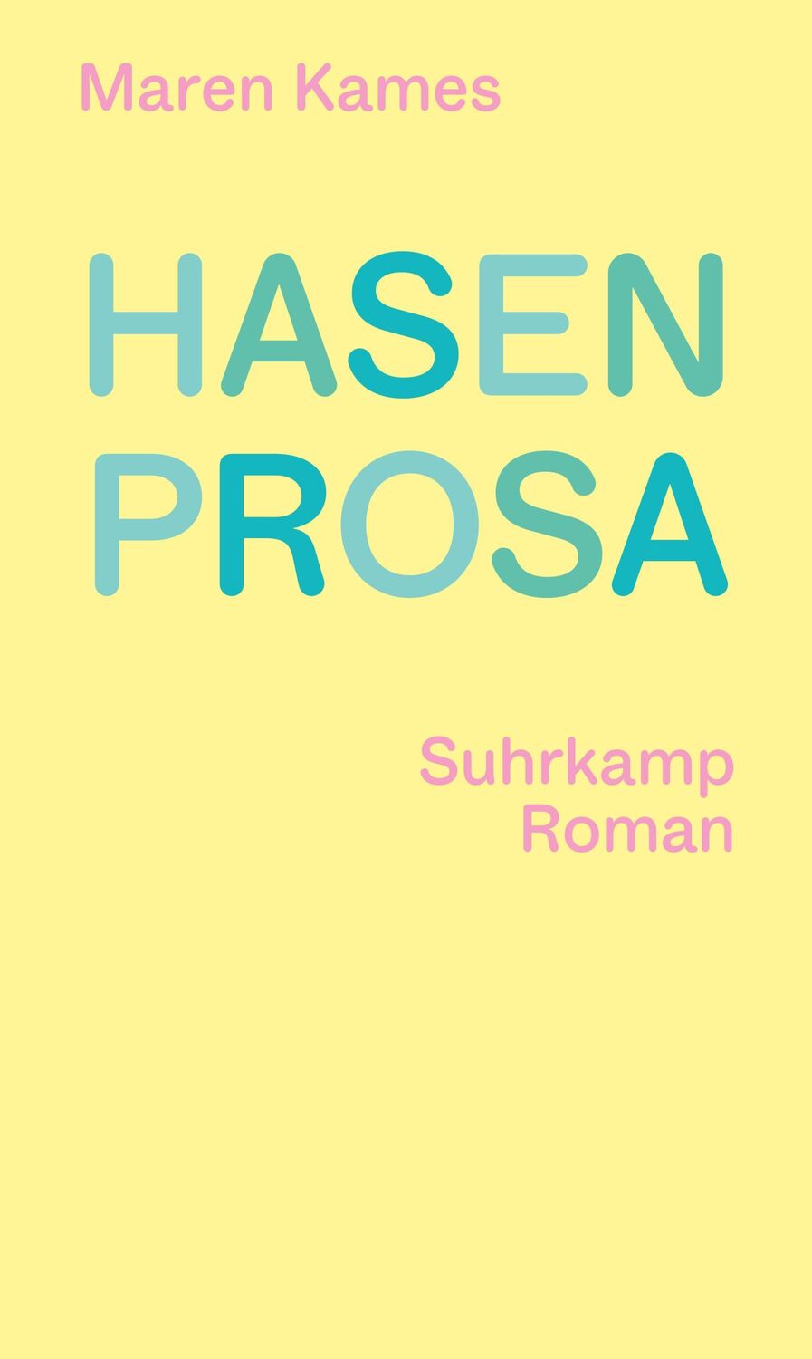 Cover: 9783518431689 | Hasenprosa | Maren Kames | Buch | 182 S. | Deutsch | 2024