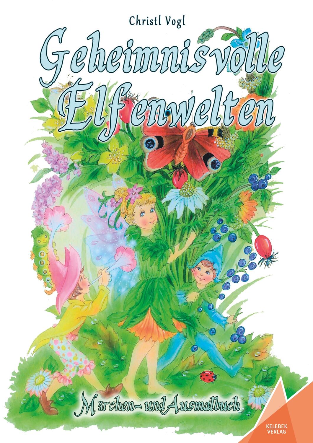 Cover: 9783947083220 | Geheimnisvolle Elfenwelten | Märchen- und Ausmalbuch | Christl Vogl