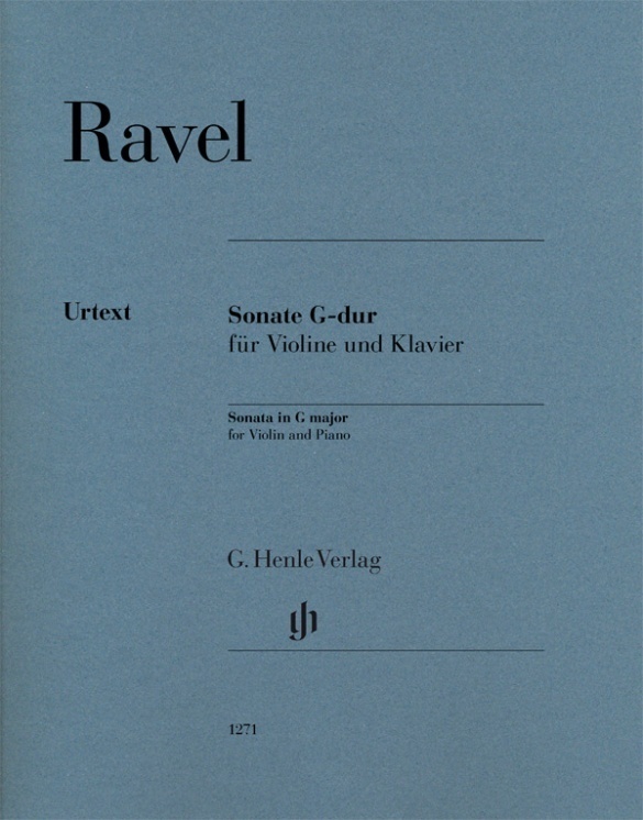 Cover: 9790201812717 | Ravel, Maurice - Violinsonate G-Dur | Ulrich Krämer | Taschenbuch