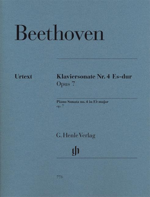 Cover: 9790201807737 | Piano Sonata No.4 In Eb Major Op.7 | Ludwig van Beethoven | Buch