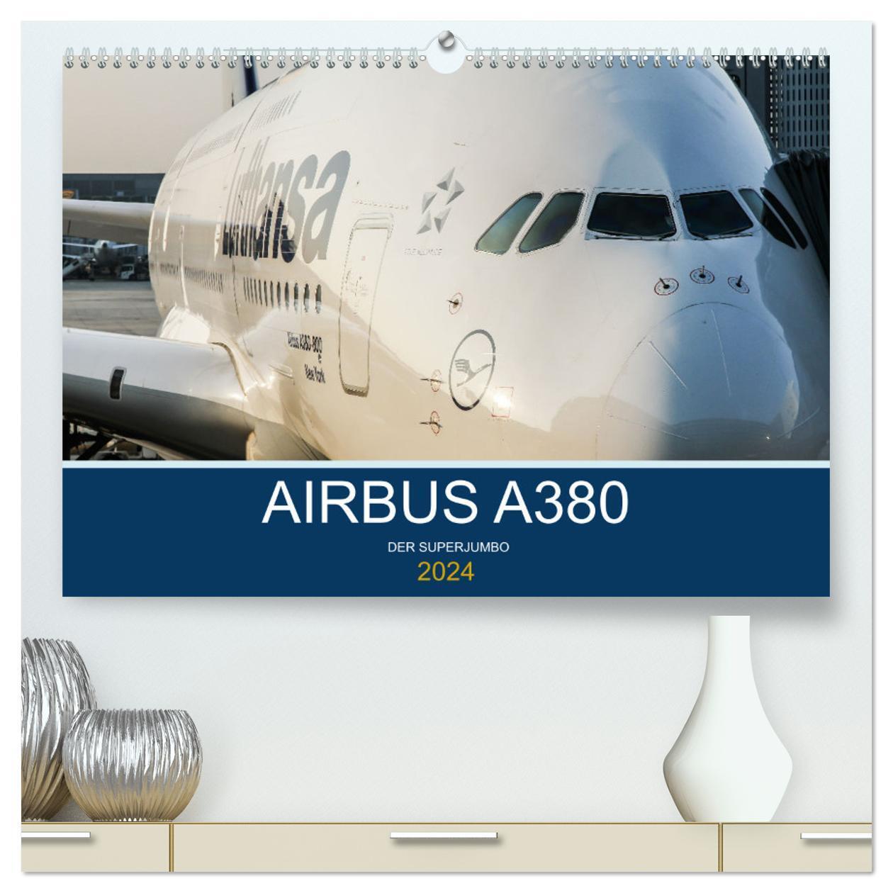 Cover: 9783675544178 | Airbus A380 Superjumbo 2024 (hochwertiger Premium Wandkalender 2024...
