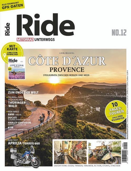 Cover: 9783613320253 | RIDE - Motorrad unterwegs, No. 12 | Cote d'Azur / Provence | Buch