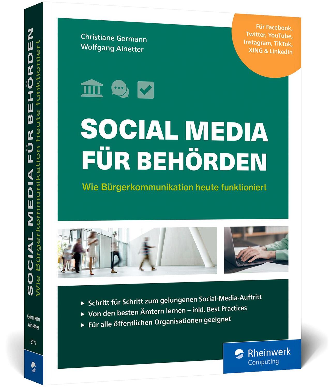 Cover: 9783836283779 | Social Media für Behörden | Christiane Germann (u. a.) | Buch | 2021