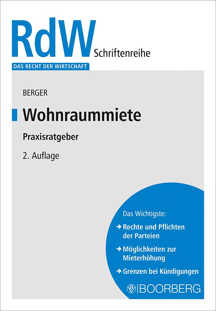 Cover: 9783415076839 | Wohnraummiete | Praxisratgeber | Hannes Berger | Taschenbuch | 152 S.