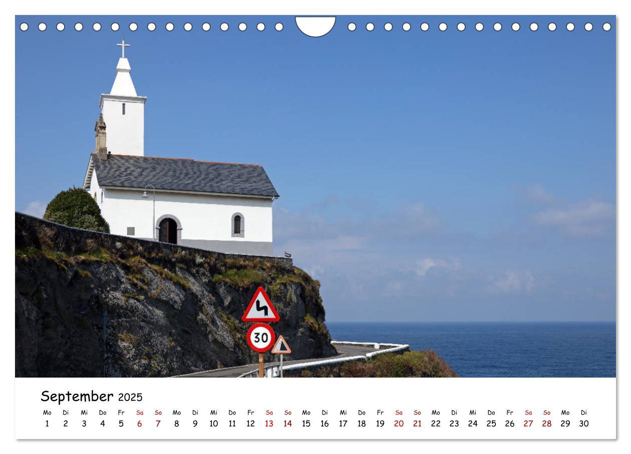 Bild: 9783435385010 | Nordspanien (Wandkalender 2025 DIN A4 quer), CALVENDO Monatskalender