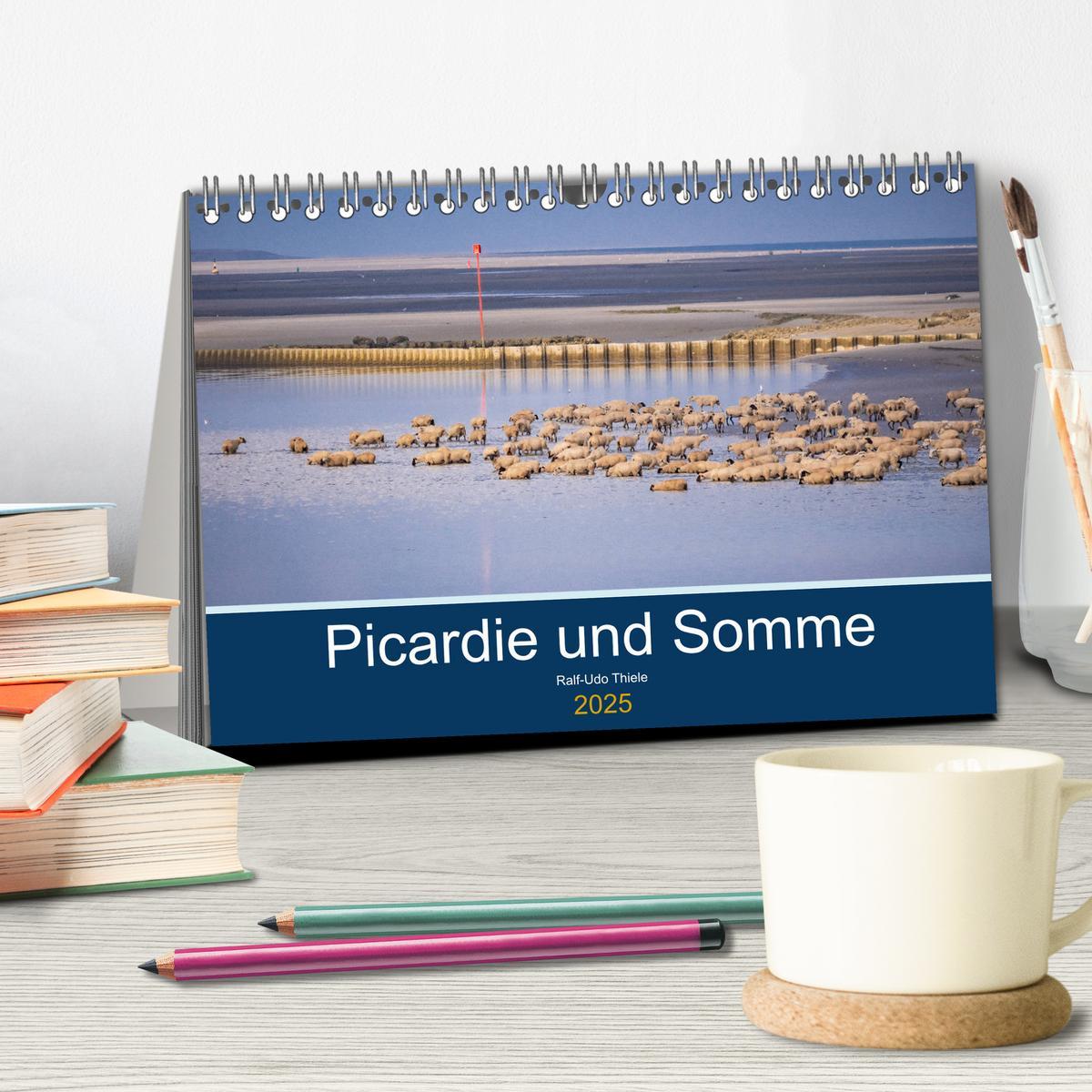 Bild: 9783435264186 | Picardie und Somme (Tischkalender 2025 DIN A5 quer), CALVENDO...