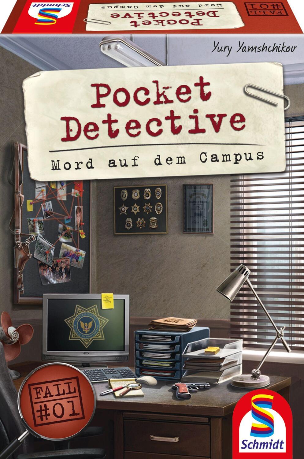 Cover: 4001504493776 | Pocket Detective, Mord auf dem Campus | Familienspiele | Spiel | 2020