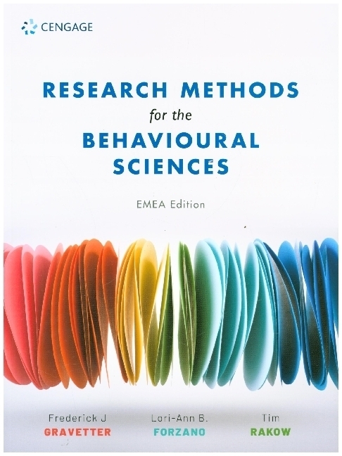 Cover: 9781473774032 | Research Methods For The Behavioural Sciences | Tim Rakow (u. a.)