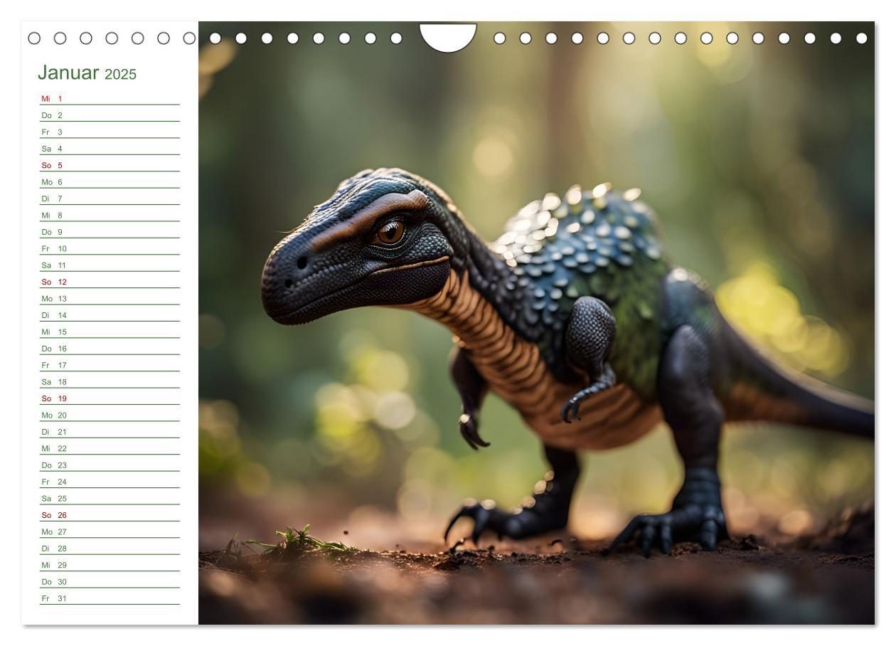 Bild: 9783383846519 | KI Dinosaurier - Herrscher der Lüfte, Land und Meer (Wandkalender...