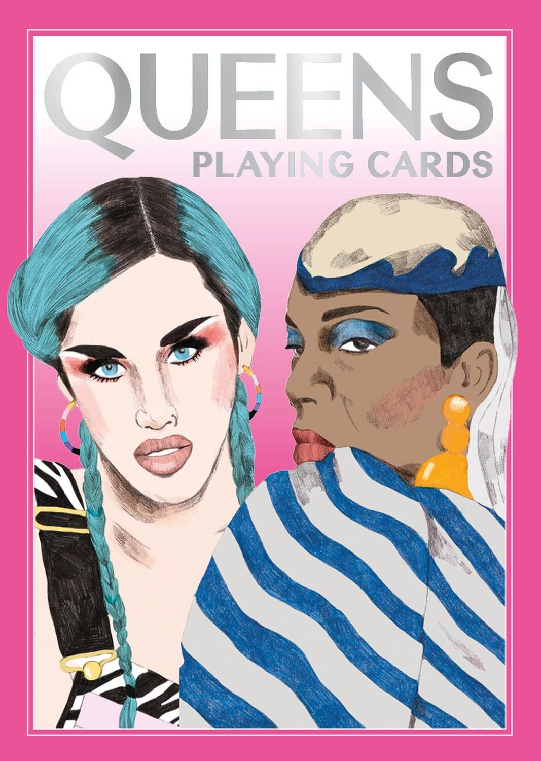 Cover: 9781786277053 | Queens: Drag Queen Playing Cards | Box | 55 Illustr. | Englisch | 2020