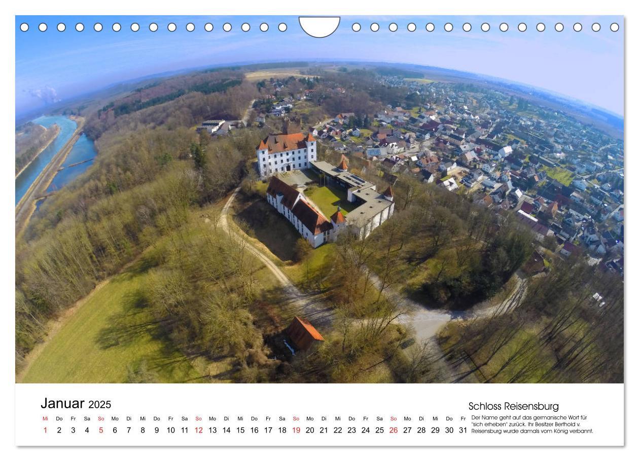 Bild: 9783435504787 | Deutschlands Burgen - Der Süden von oben (Wandkalender 2025 DIN A4...