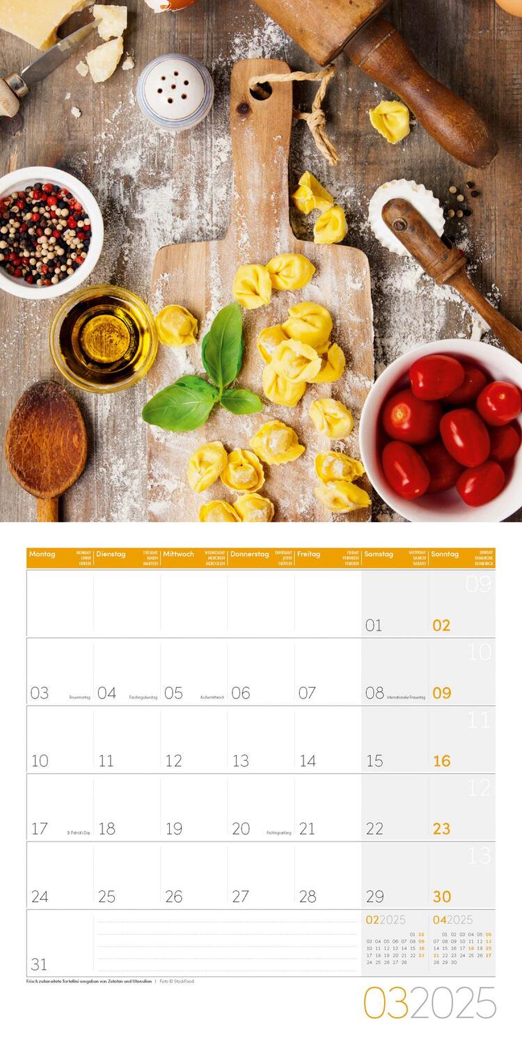 Bild: 9783838445298 | Food Kalender 2025 - 30x30 | Ackermann Kunstverlag | Kalender | 28 S.