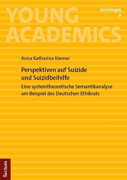 Cover: 9783828851740 | Perspektiven auf Suizide und Suizidbeihilfe | Anna Katharina Kiemer