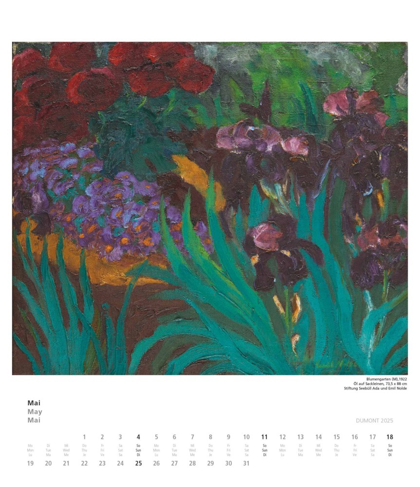 Bild: 4250809652979 | Emil Nolde 2025 - Kunstkalender - Wandkalender im Format 34,5 x 40...