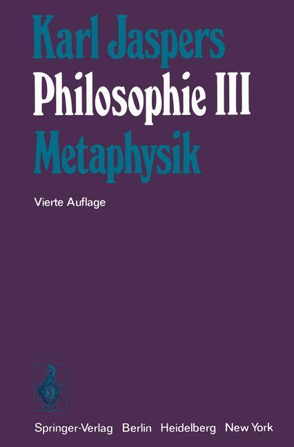 Cover: 9783540063254 | Metaphysik | K. Jaspers | Taschenbuch | Springer | EAN 9783540063254