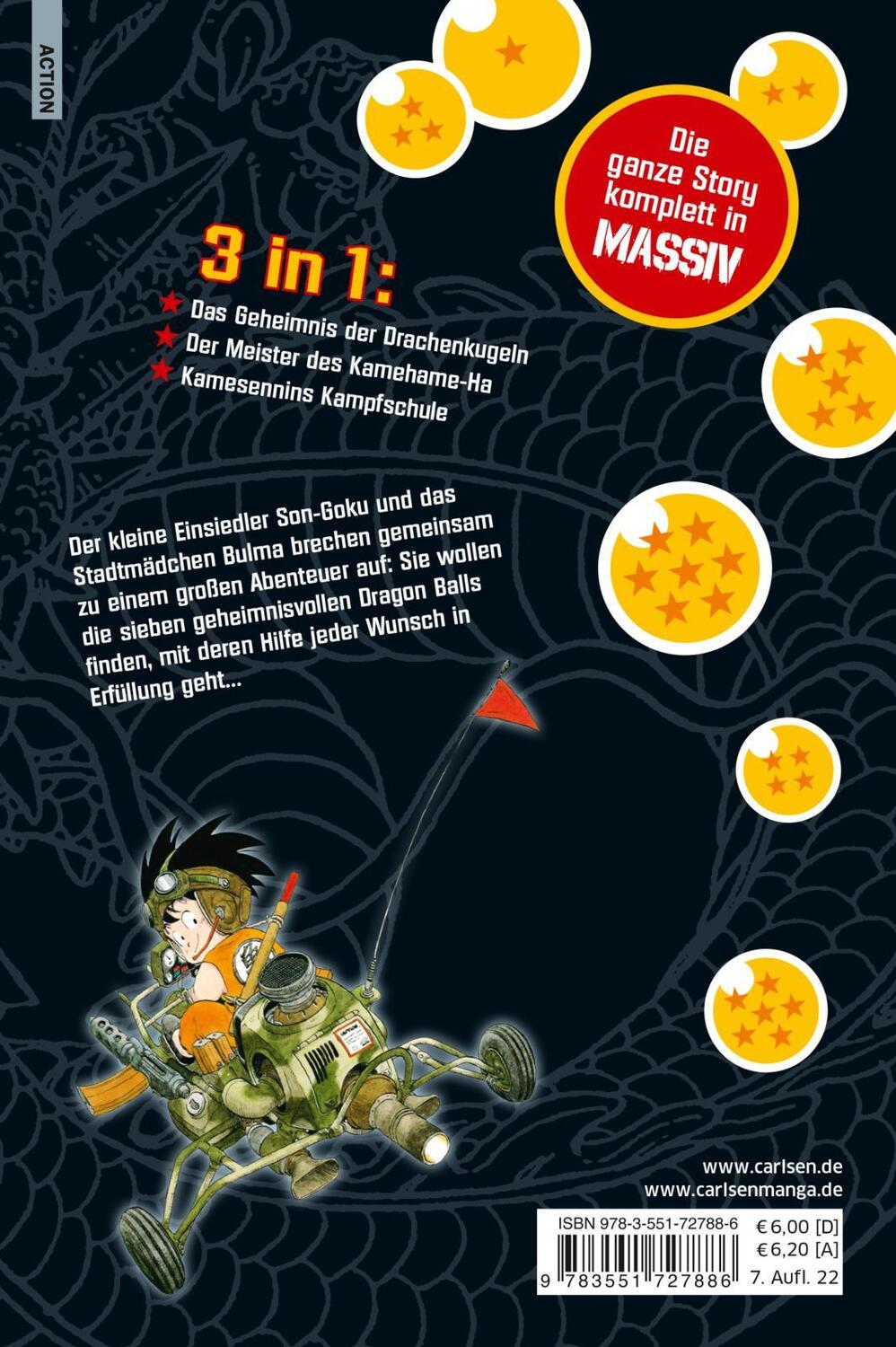 Rückseite: 9783551727886 | Dragon Ball Massiv 1 | Akira Toriyama | Taschenbuch | Großtaschenbuch