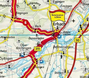 Bild: 9783899202045 | Motorradkarte Schwäbische Alb 1 : 200 000 | (Land-)Karte | Deutsch