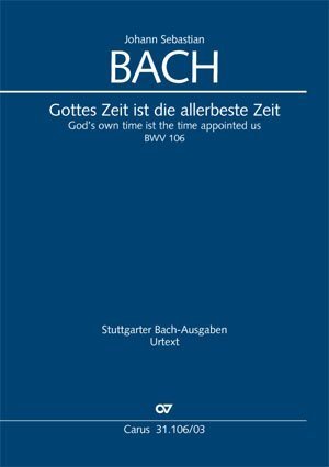 Cover: 9790007140144 | Gottes Zeit ist die allerbeste Zeit (Klavierauszug) | Bach | Buch