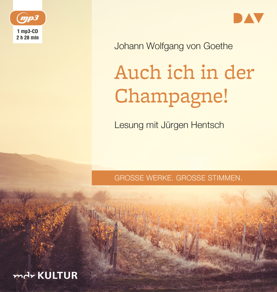 Cover: 9783742406880 | Auch ich in der Champagne!, 1 Audio-CD, 1 MP3 | Goethe | Audio-CD
