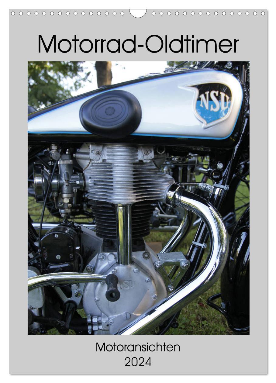 Cover: 9783675757172 | Motorrad Oldtimer - Motoransichten (Wandkalender 2024 DIN A3 hoch),...