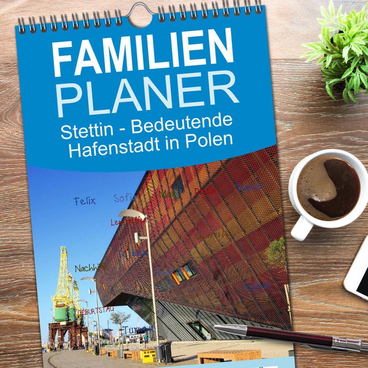 Bild: 9783457195352 | Familienplaner 2025 - Stettin - Bedeutende Hafenstadt in Polen mit...