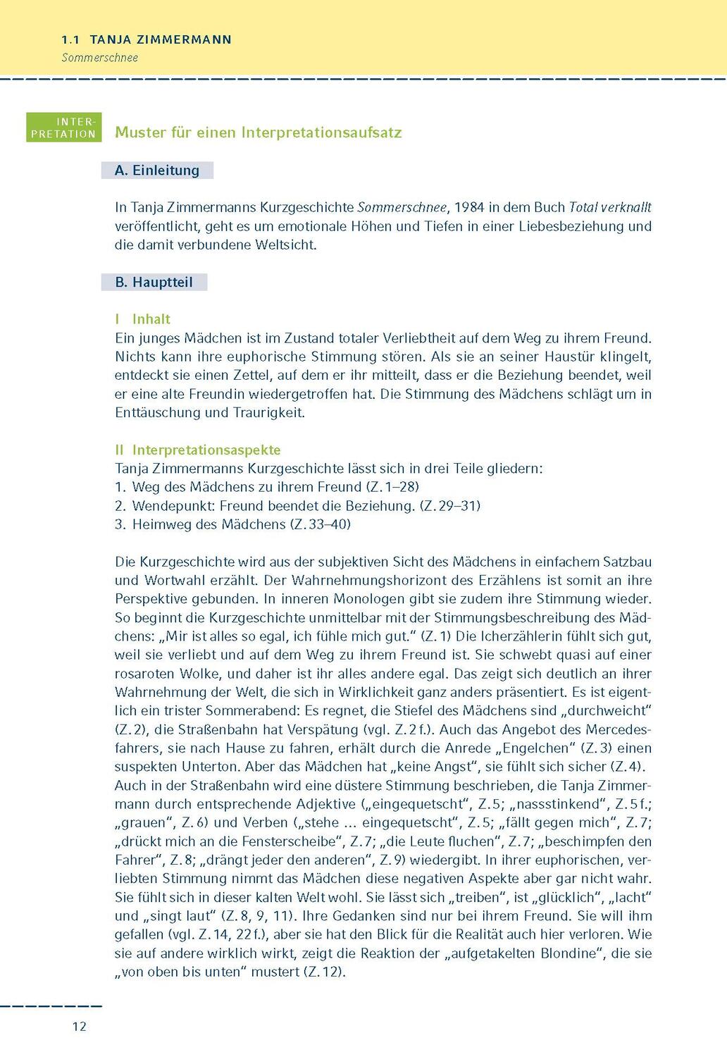 Bild: 9783804412507 | Moderne Kurzgeschichten interpretiert | Volker Krischel | Taschenbuch