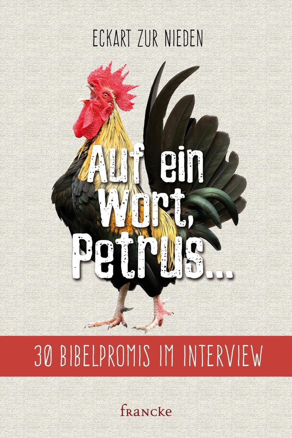 Cover: 9783868276824 | Auf ein Wort, Petrus ... | 30 Bibelpromis im Interview | Nieden | Buch