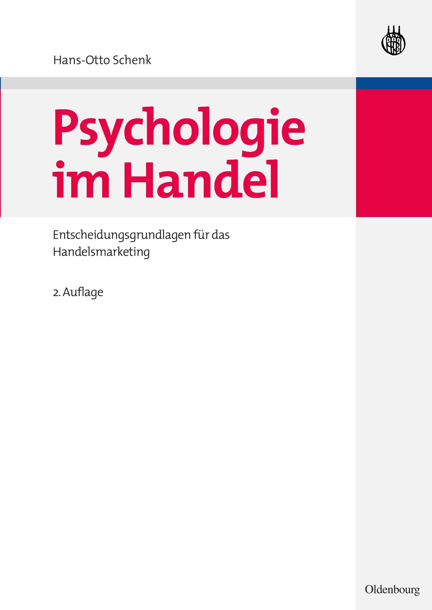 Cover: 9783486583793 | Psychologie im Handel | Hans-Otto Schenk | Taschenbuch | X | Deutsch