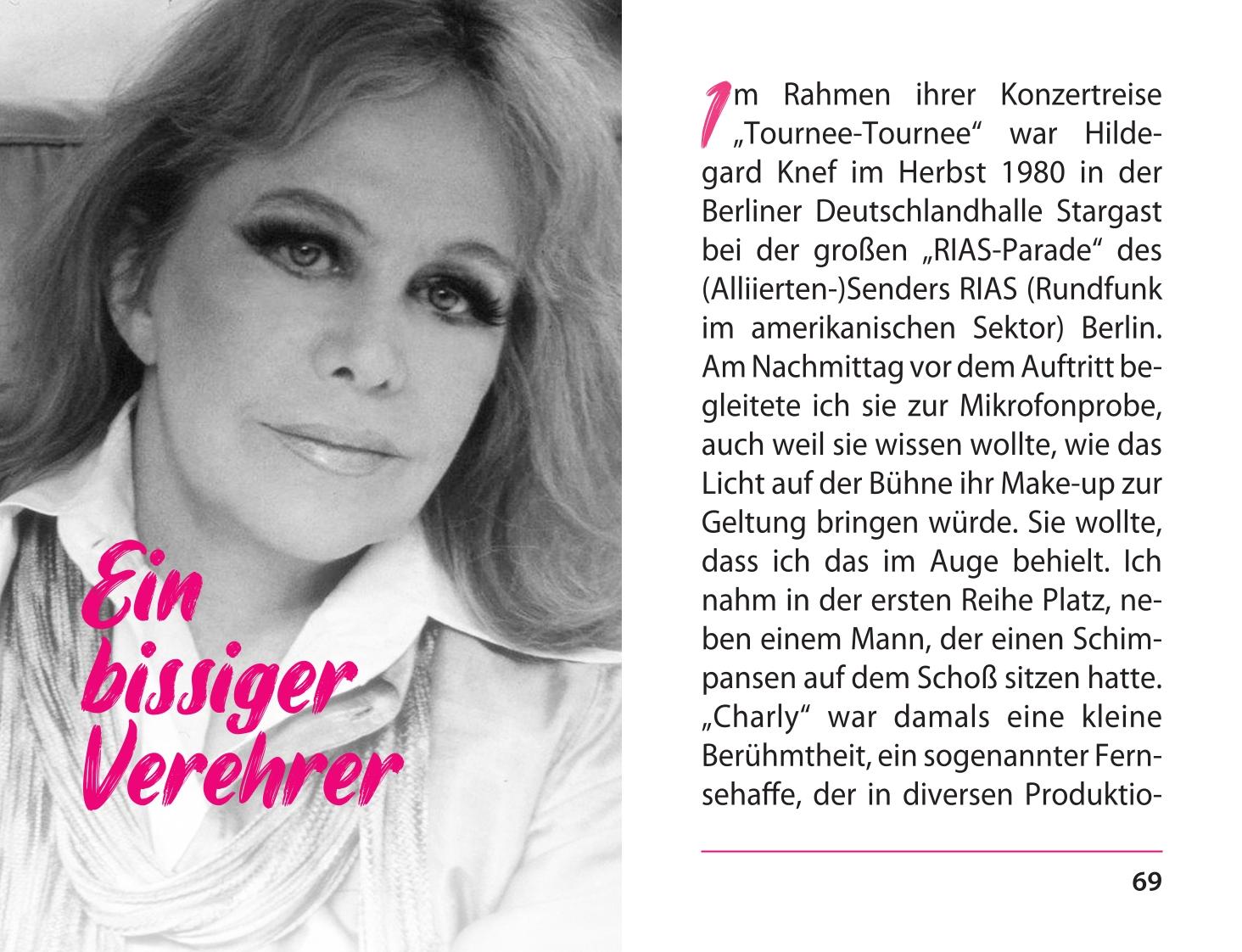 Bild: 9783897986909 | Meine Freundin Hildegard Knef | Die Diva und ihr Visagist | René Koch