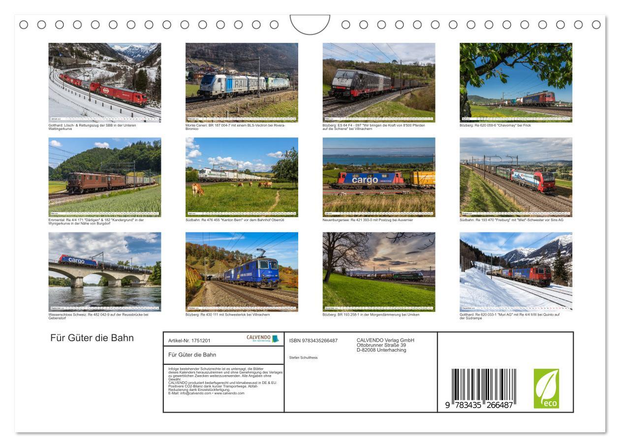 Bild: 9783435266487 | Für Güter die Bahn (Wandkalender 2025 DIN A4 quer), CALVENDO...