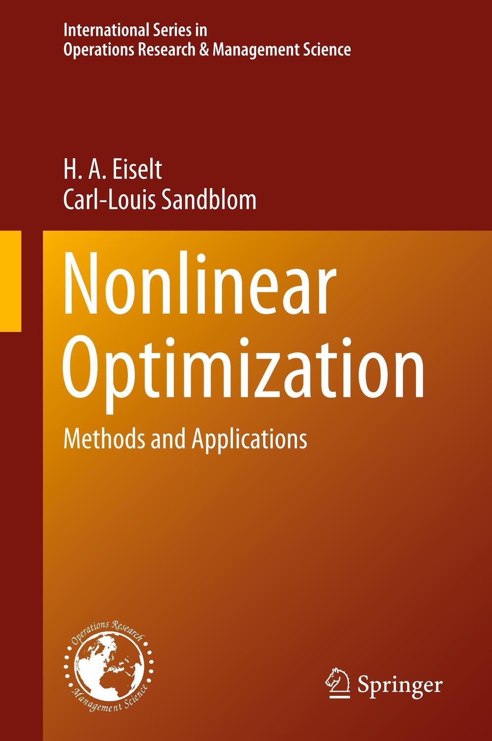 Cover: 9783030194611 | Nonlinear Optimization | Methods and Applications | Sandblom (u. a.)