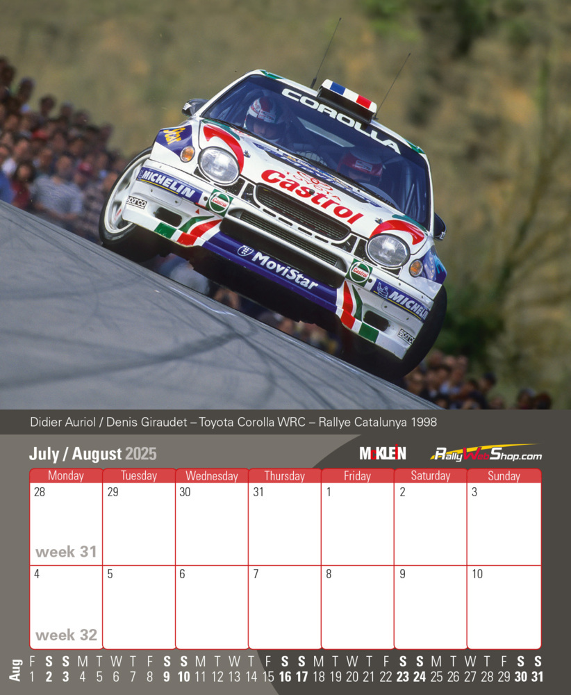 Bild: 9783947156610 | 2025 Desktop Rally Calendar | History meets the Present | Klein | 2025