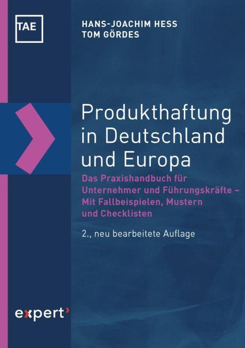 Cover: 9783816933380 | Produkthaftung in Deutschland und Europa | Hans-Joachim Hess (u. a.)