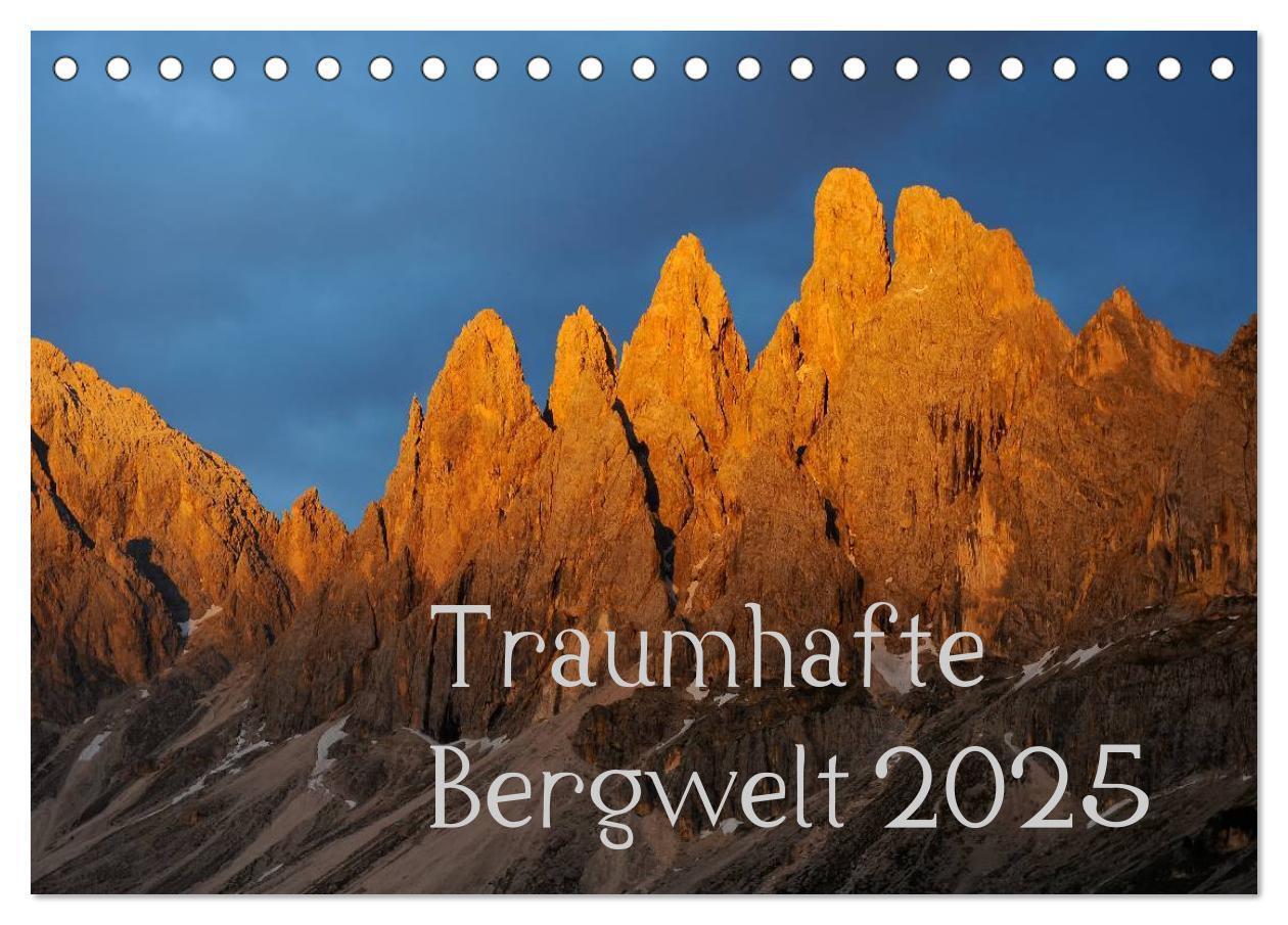 Cover: 9783435841165 | Traumhafte Bergwelt Kalender (Tischkalender 2025 DIN A5 quer),...