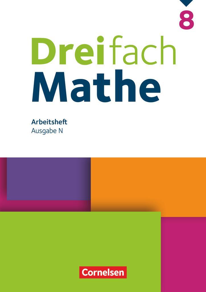 Cover: 9783060436903 | Dreifach Mathe 8. Schuljahr - Arbeitsheft mit Lösungen | Taschenbuch