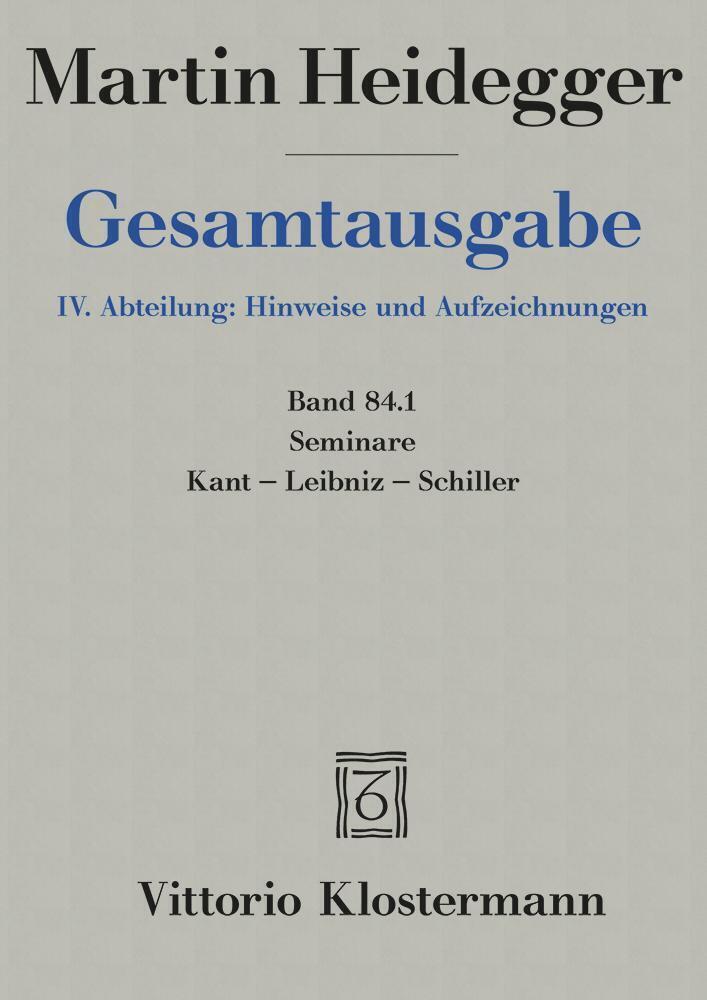 Cover: 9783465038115 | Seminare. Tl.1 | Martin Heidegger | Buch | 2013 | Klostermann