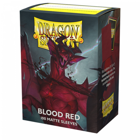 Cover: 5706569110505 | DS100 Matte - Blood Red | Dragon Shield! | EAN 5706569110505