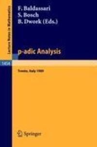 Cover: 9783540534778 | p-adic Analysis | Francesco Baldassari (u. a.) | Taschenbuch | viii