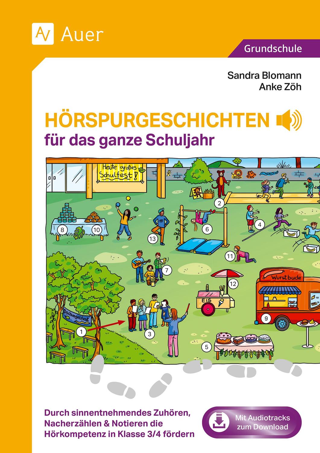 Cover: 9783403086055 | Hörspurgeschichten für das ganze Schuljahr | Sandra Blomann (u. a.)