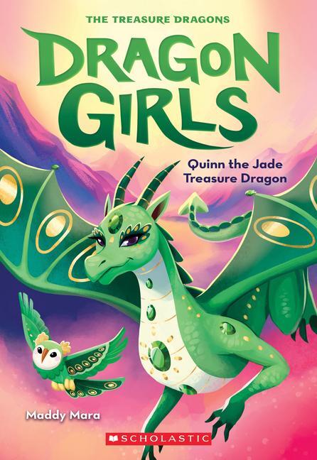 Cover: 9781338680683 | Quinn the Jade Treasure Dragon (Dragon Girls #6) | Volume 6 | Mara