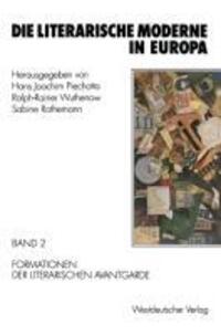 Cover: 9783531125121 | Die literarische Moderne in Europa | Hans Joachim Piechotta (u. a.)